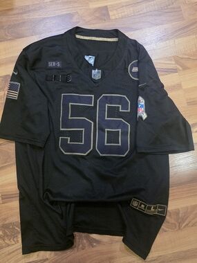 Nike Seahawks  NFL Player Jersey #56 Brooks Military Edition